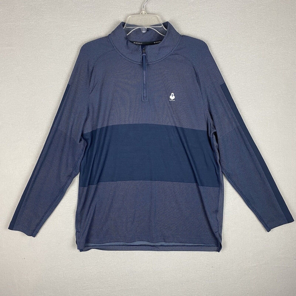 Nike Dri-Fit Vapor 1/2 Zip Golf Pullover Blue CU9828-451 Men's Size Large $110